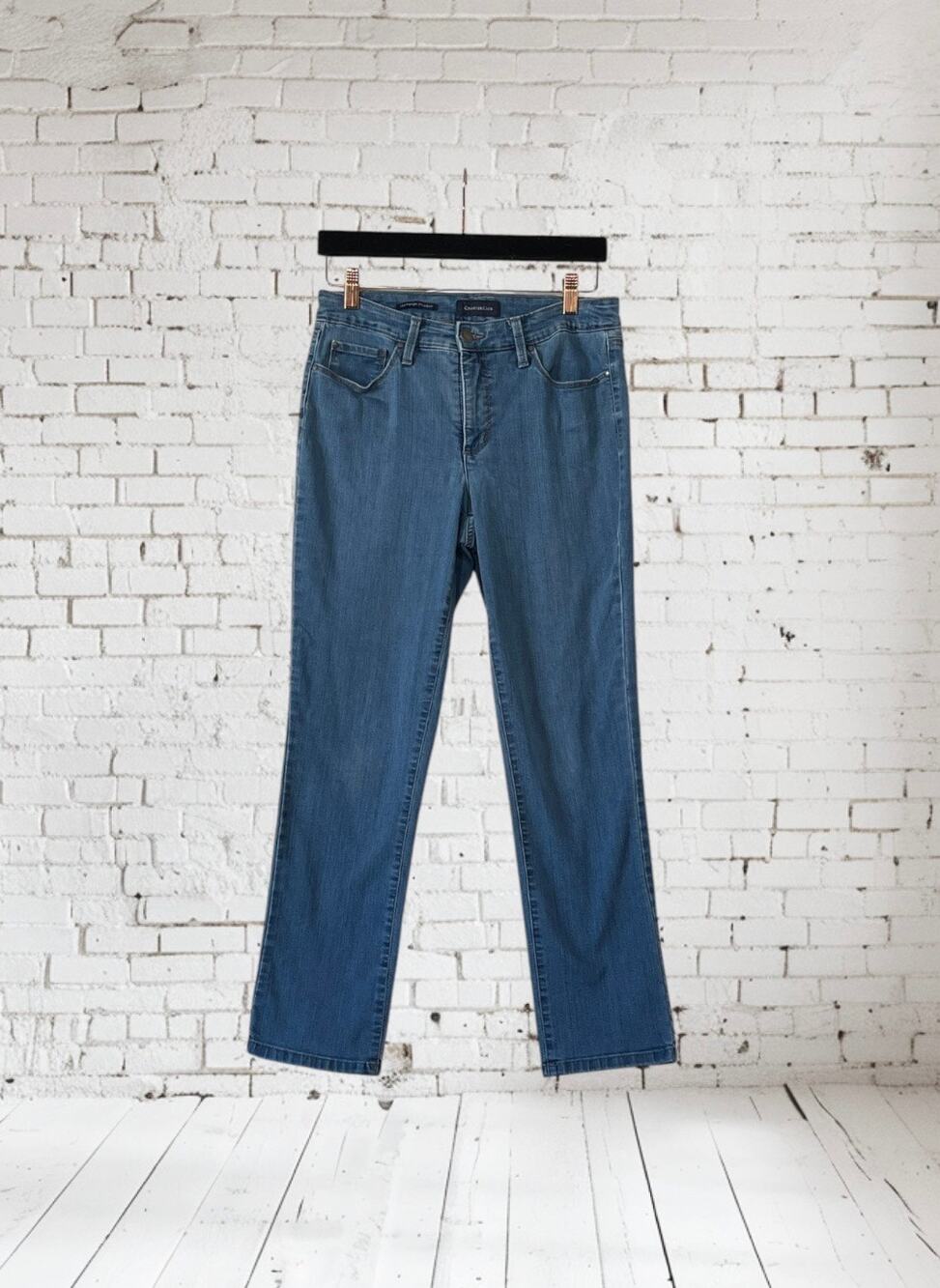 Charter Club  Straight Leg Womens Denim Jeans  Blue Size 6 S (short)